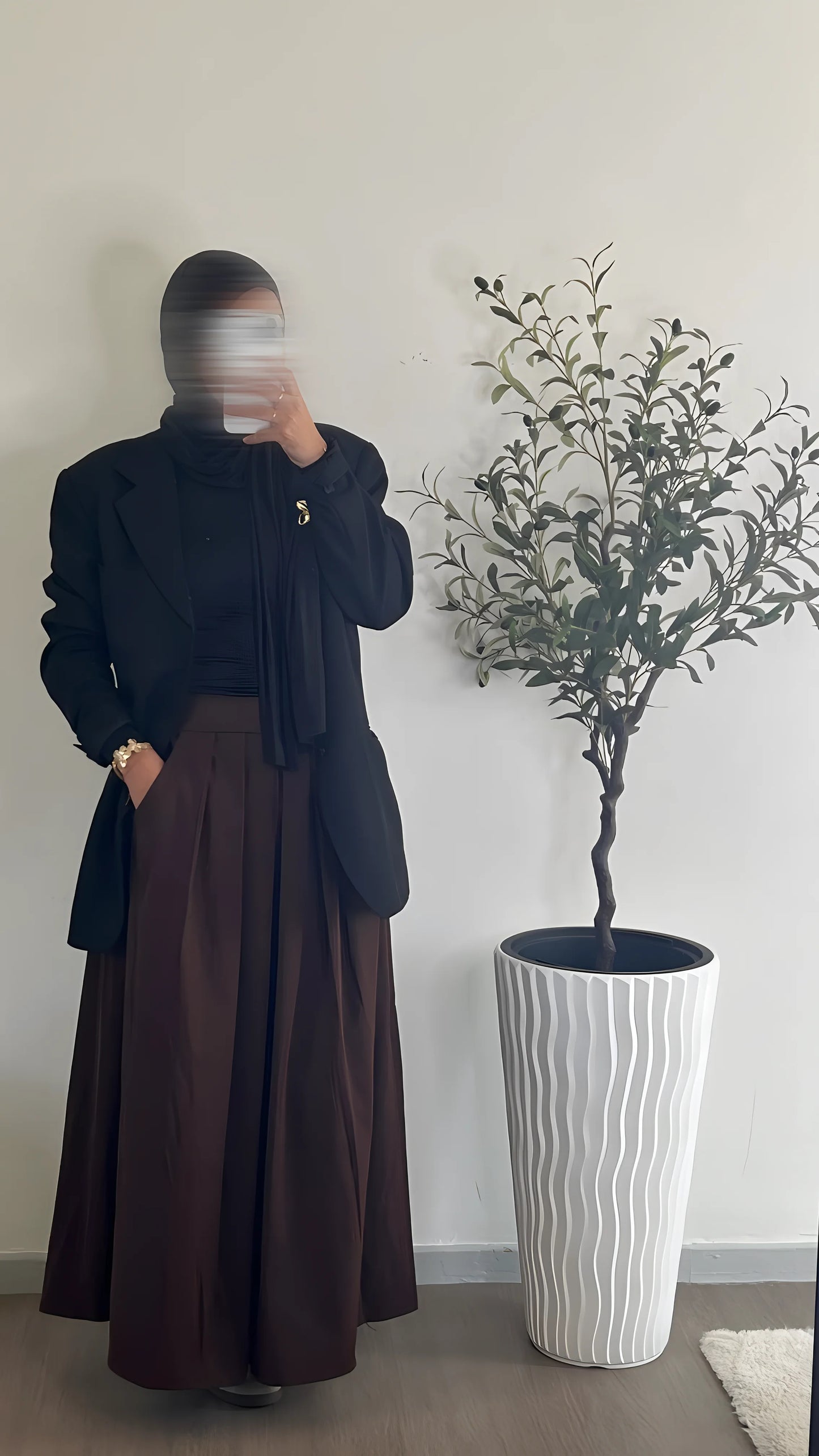 Jupe trapèze élégante