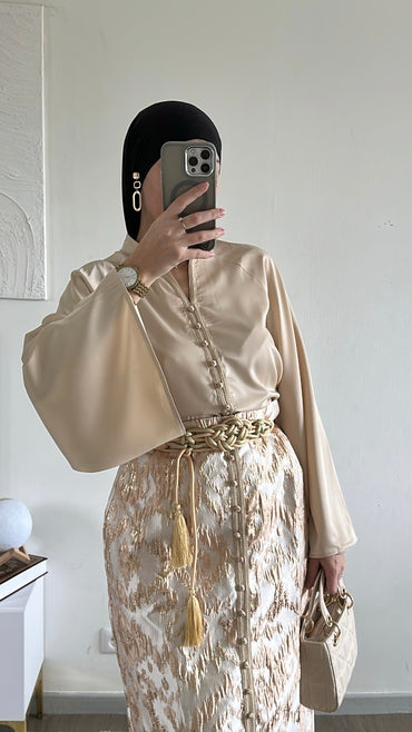 Ensemble jupe brocard