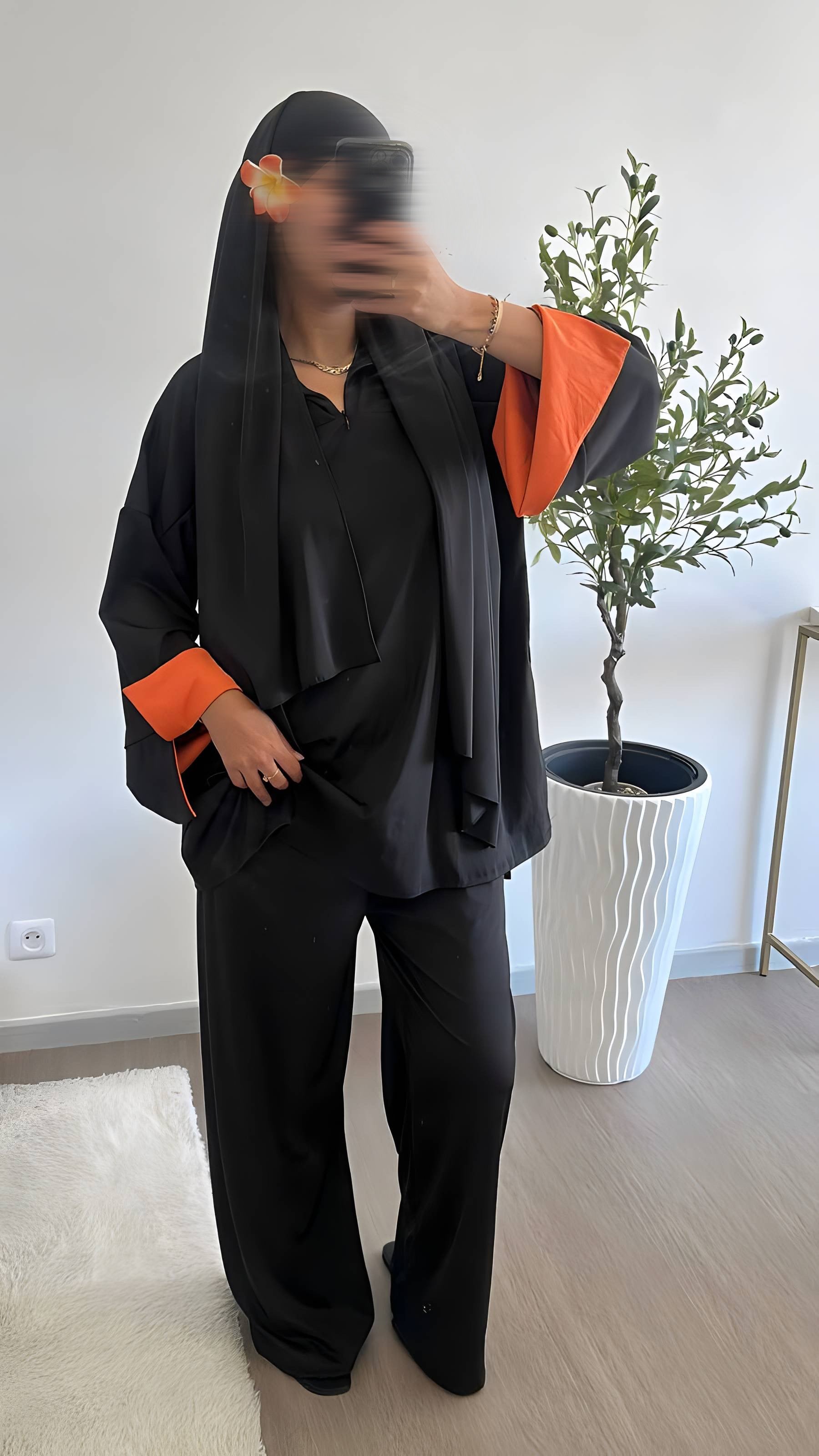 Burkini 3 pièces bicolores