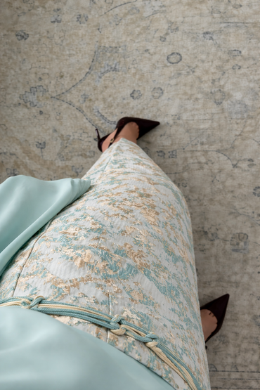 Ensemble jupe brocard