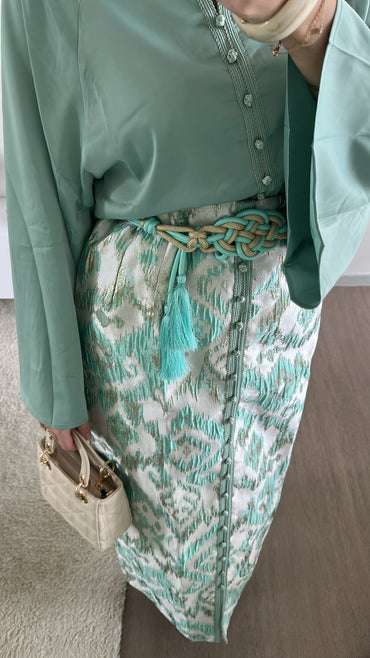 Ensemble jupe brocard