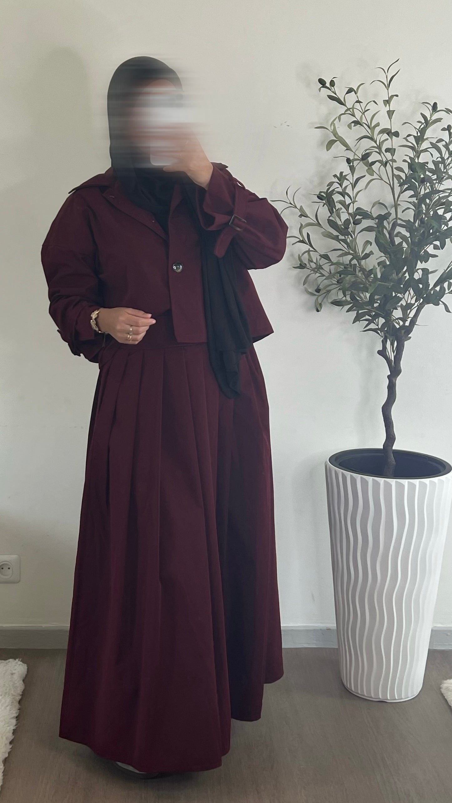 Ensemble jupe trench