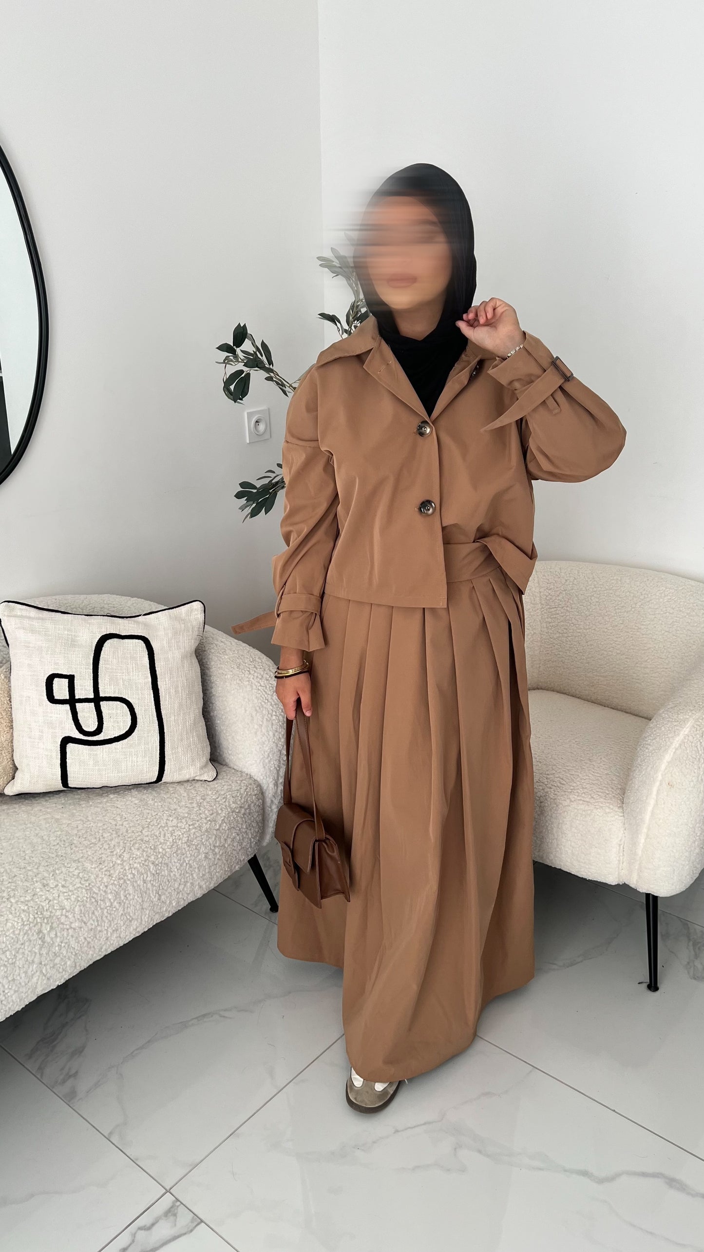Ensemble jupe trench