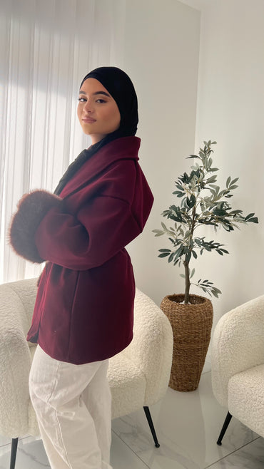 Manteau fourrure classy