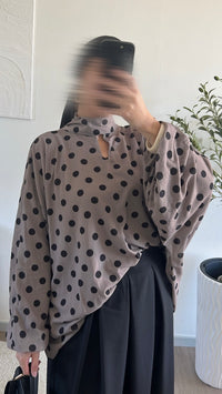 Blouse Cloé à pois