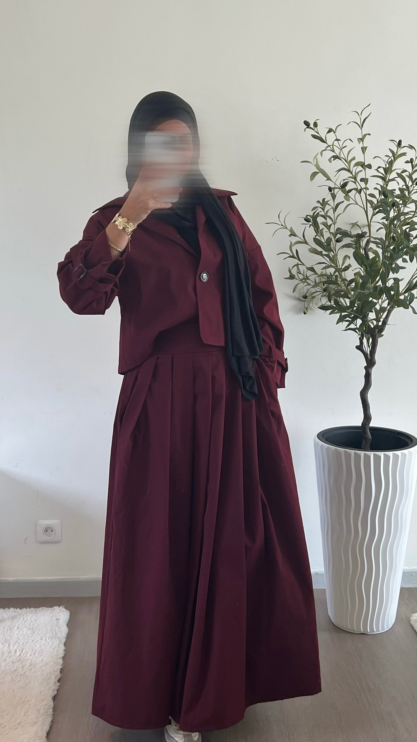 Ensemble jupe trench