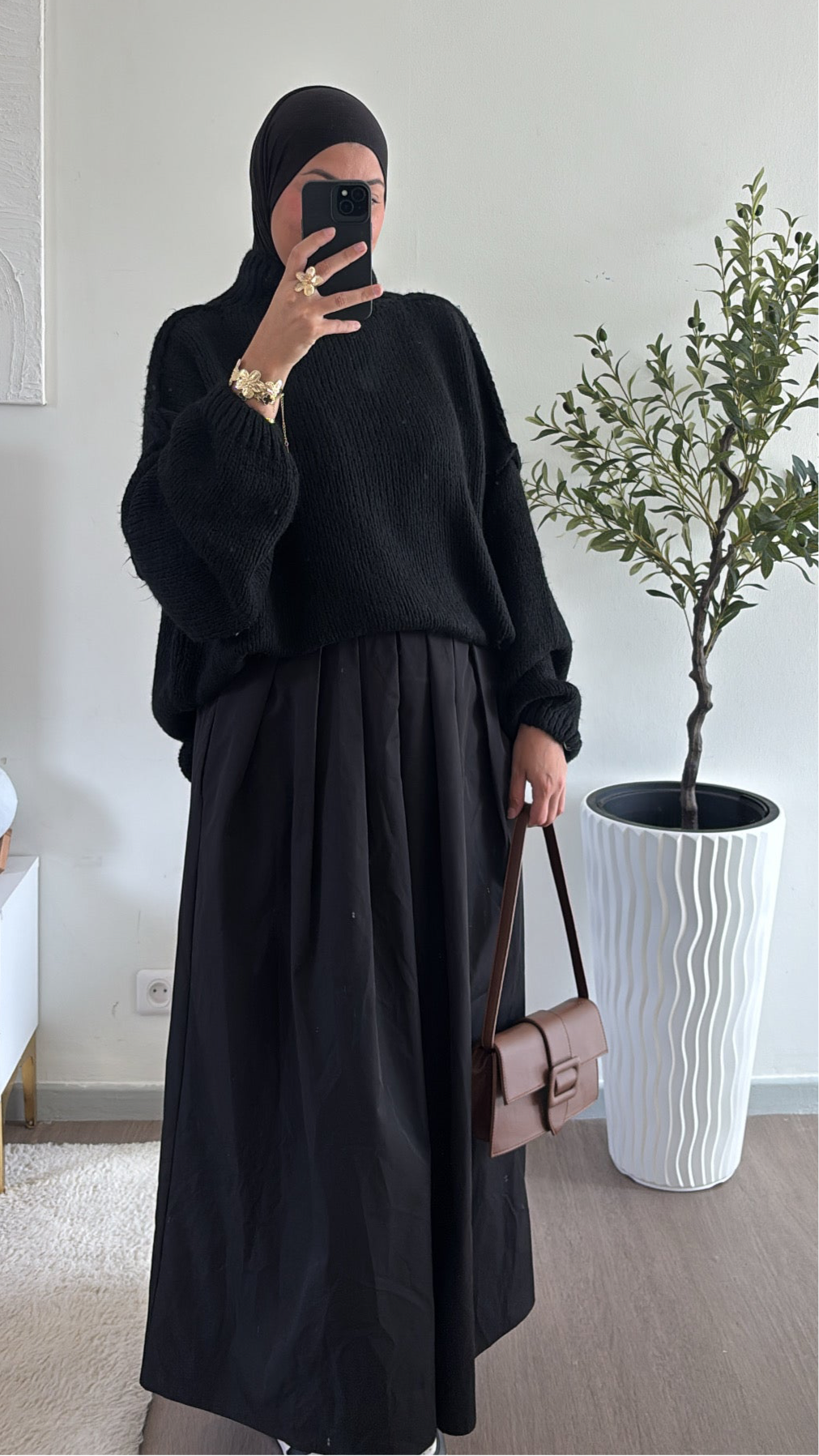 Jupe trapèze élégante