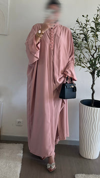 ENSEMBLE KIMONO/SOUS ABAYA PAPILLON