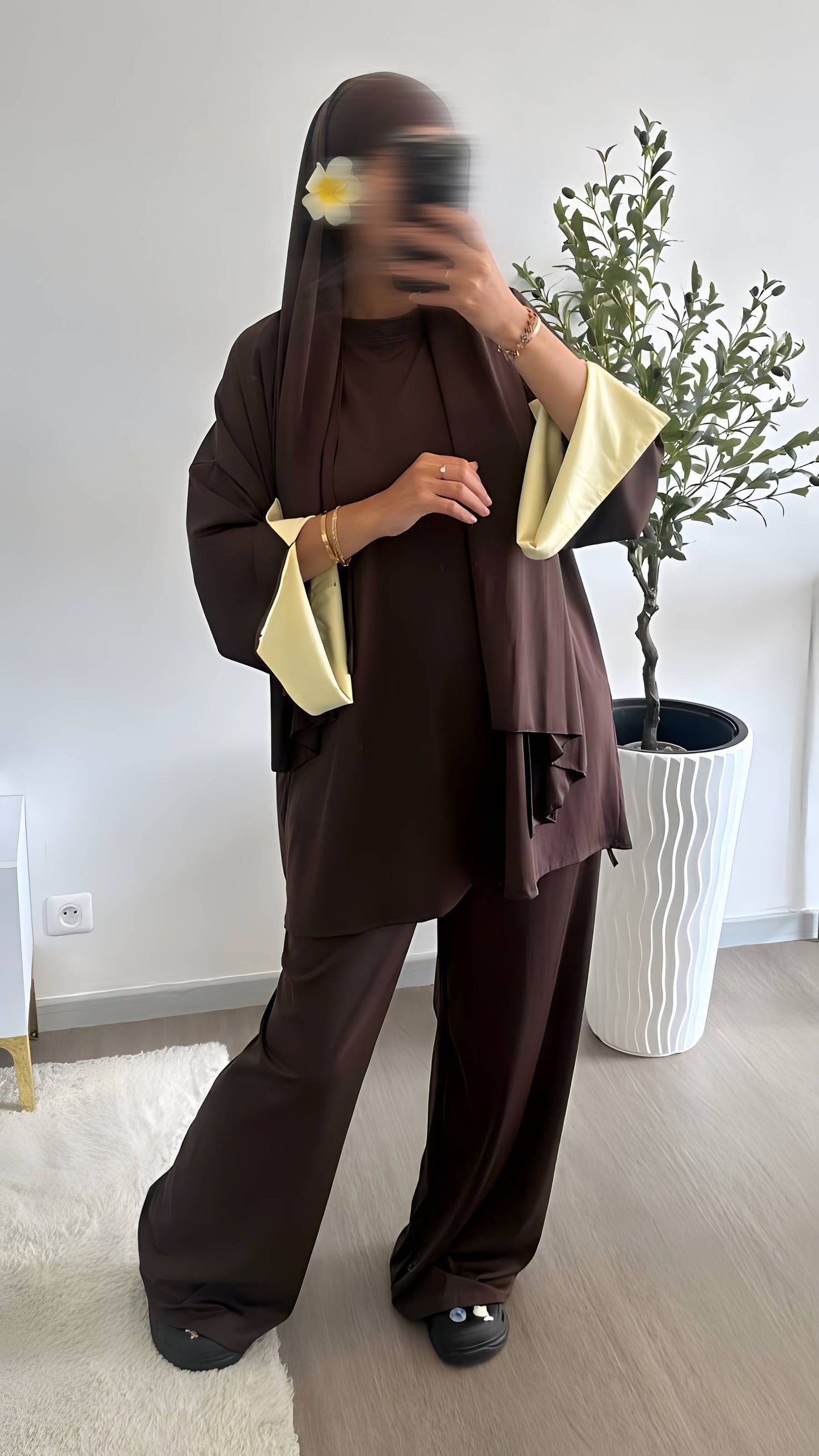 Burkini 3 pièces bicolores