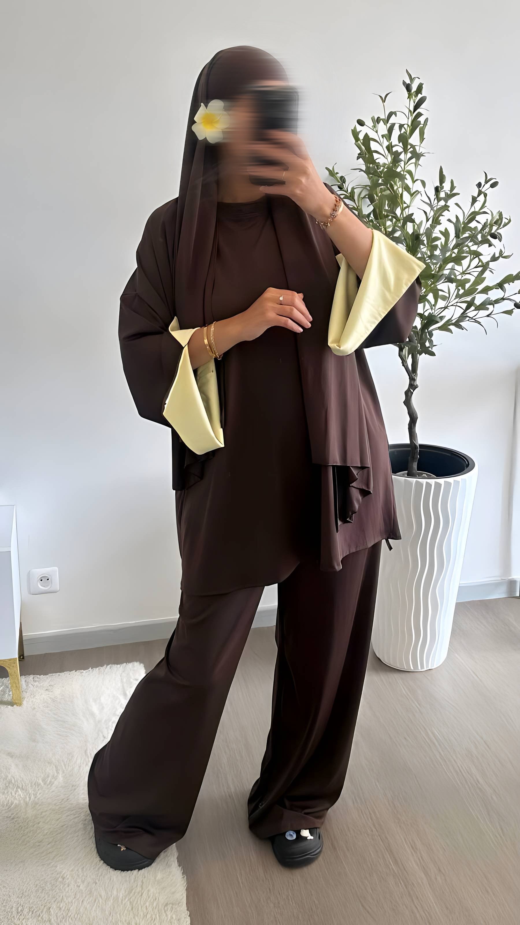 Burkini 3 pièces bicolores