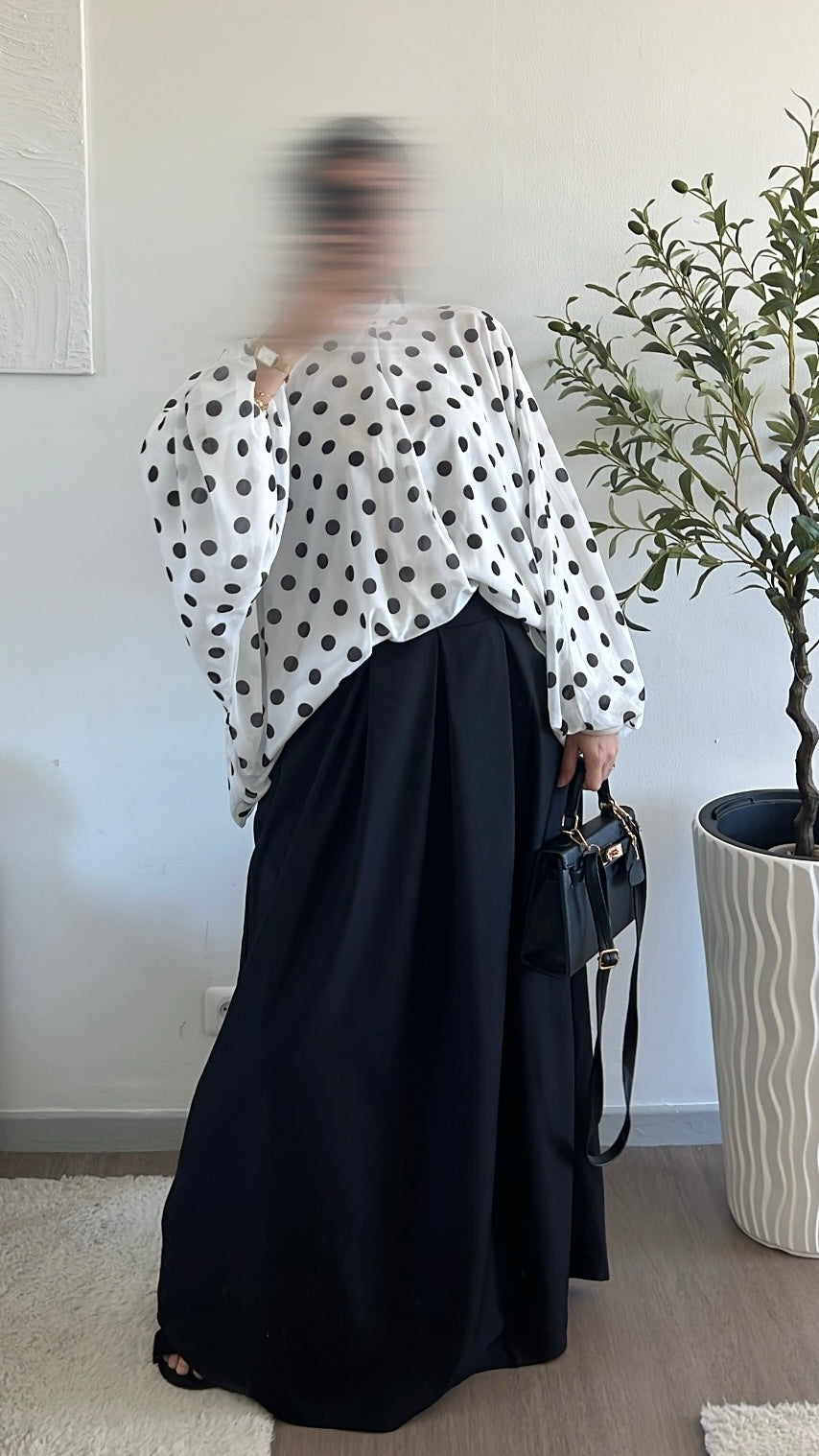 Blouse Cloé à pois
