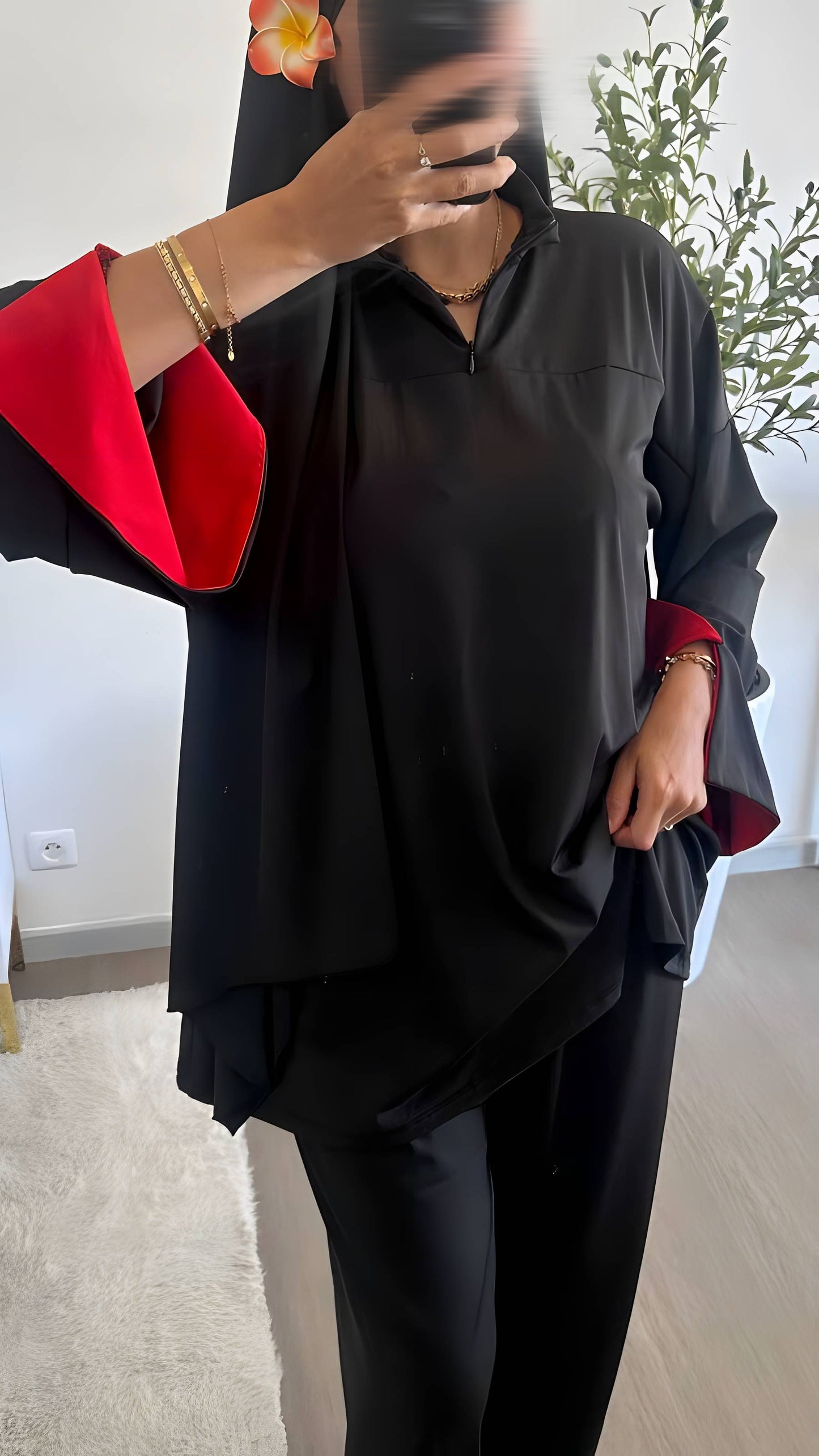 Burkini 3 pièces bicolores
