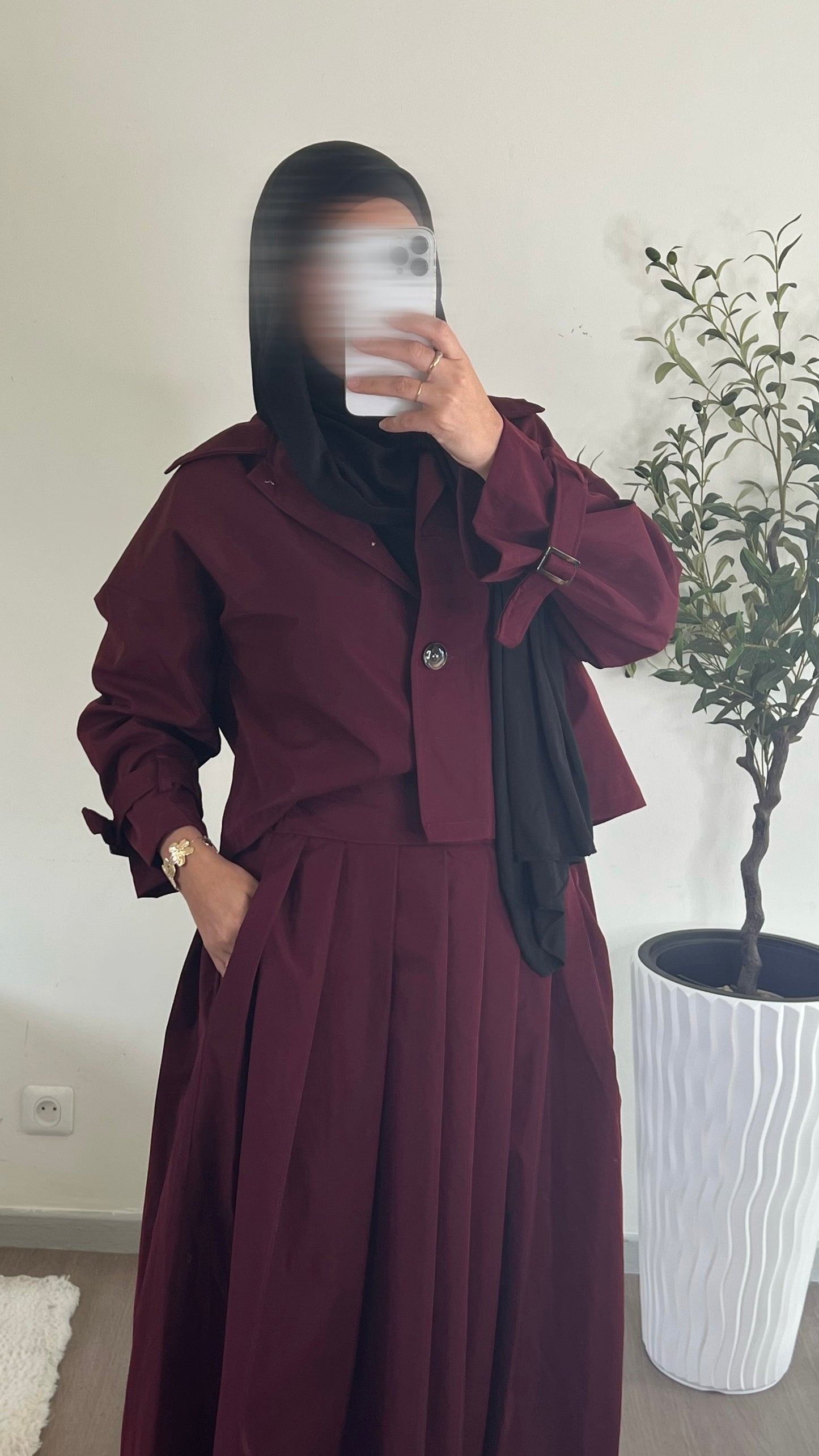 Ensemble jupe trench