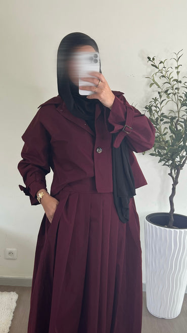 Ensemble jupe trench
