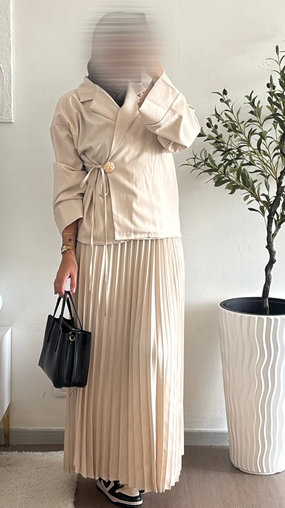 Ensemble Jupe plissé