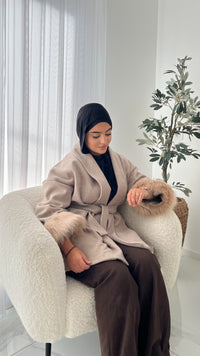 Manteau fourrure classy