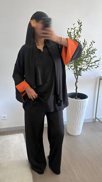 Burkini 3 pièces bicolores