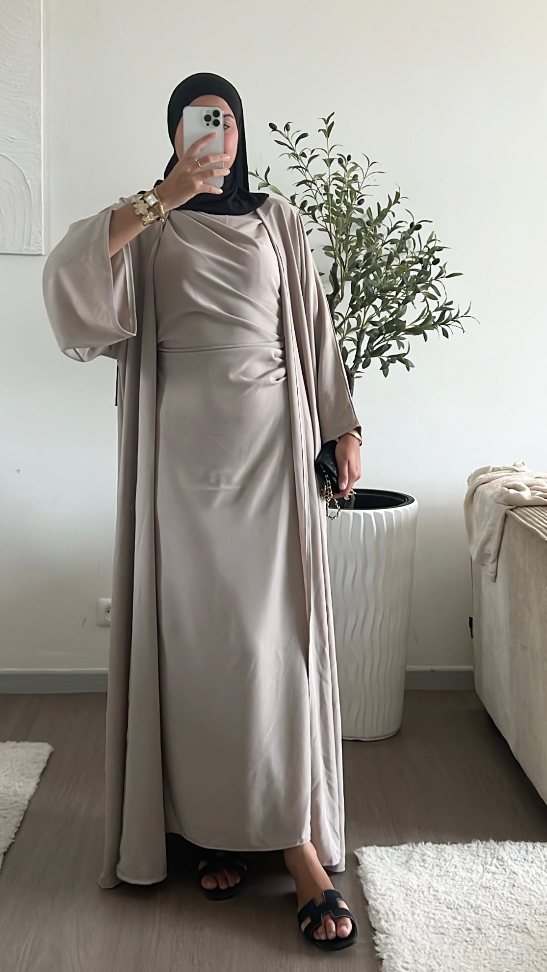 Ensemble Eyna taupe