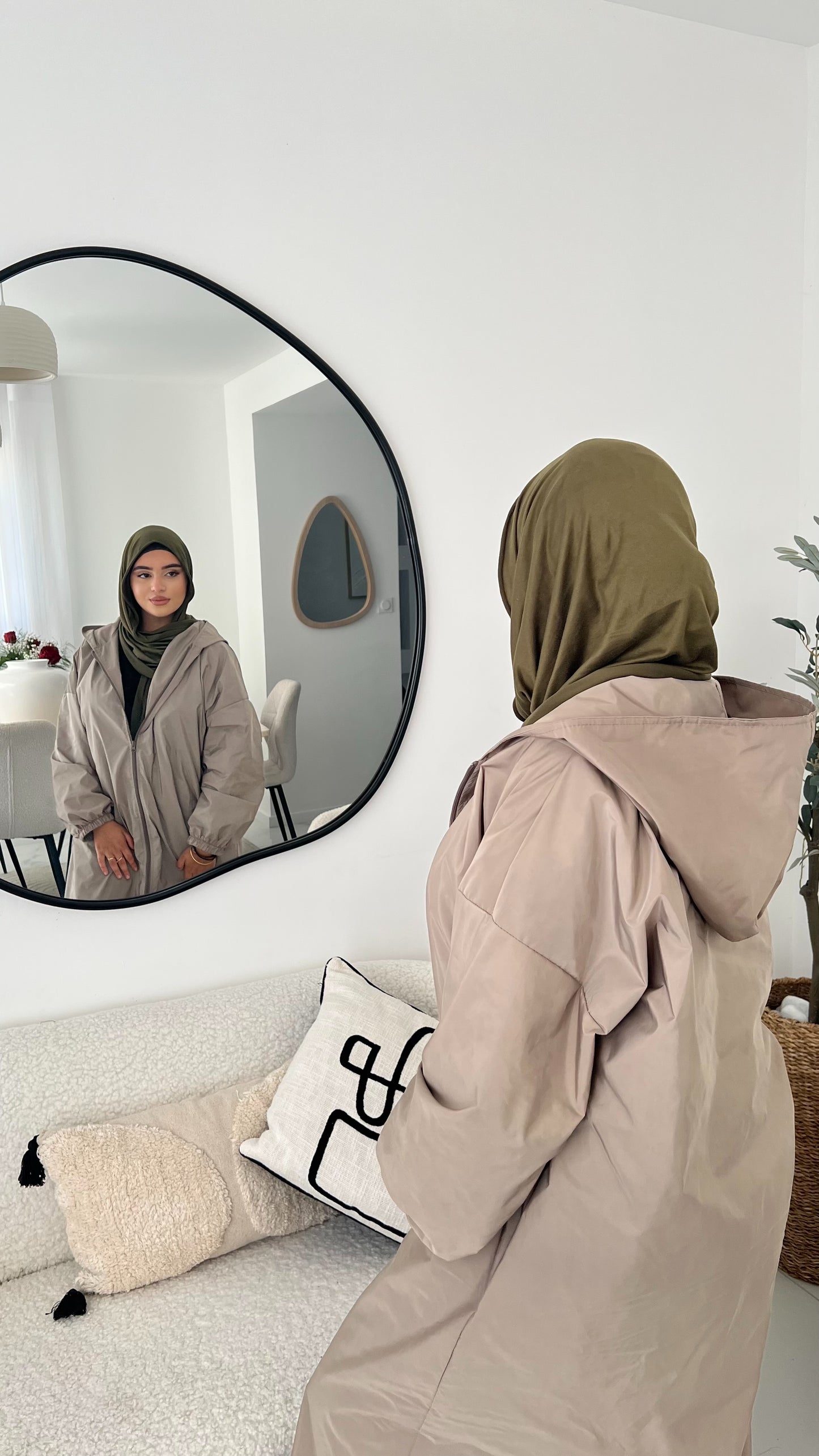 Veste longue imperméable