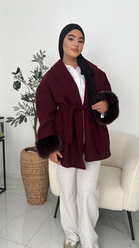 Manteau fourrure classy