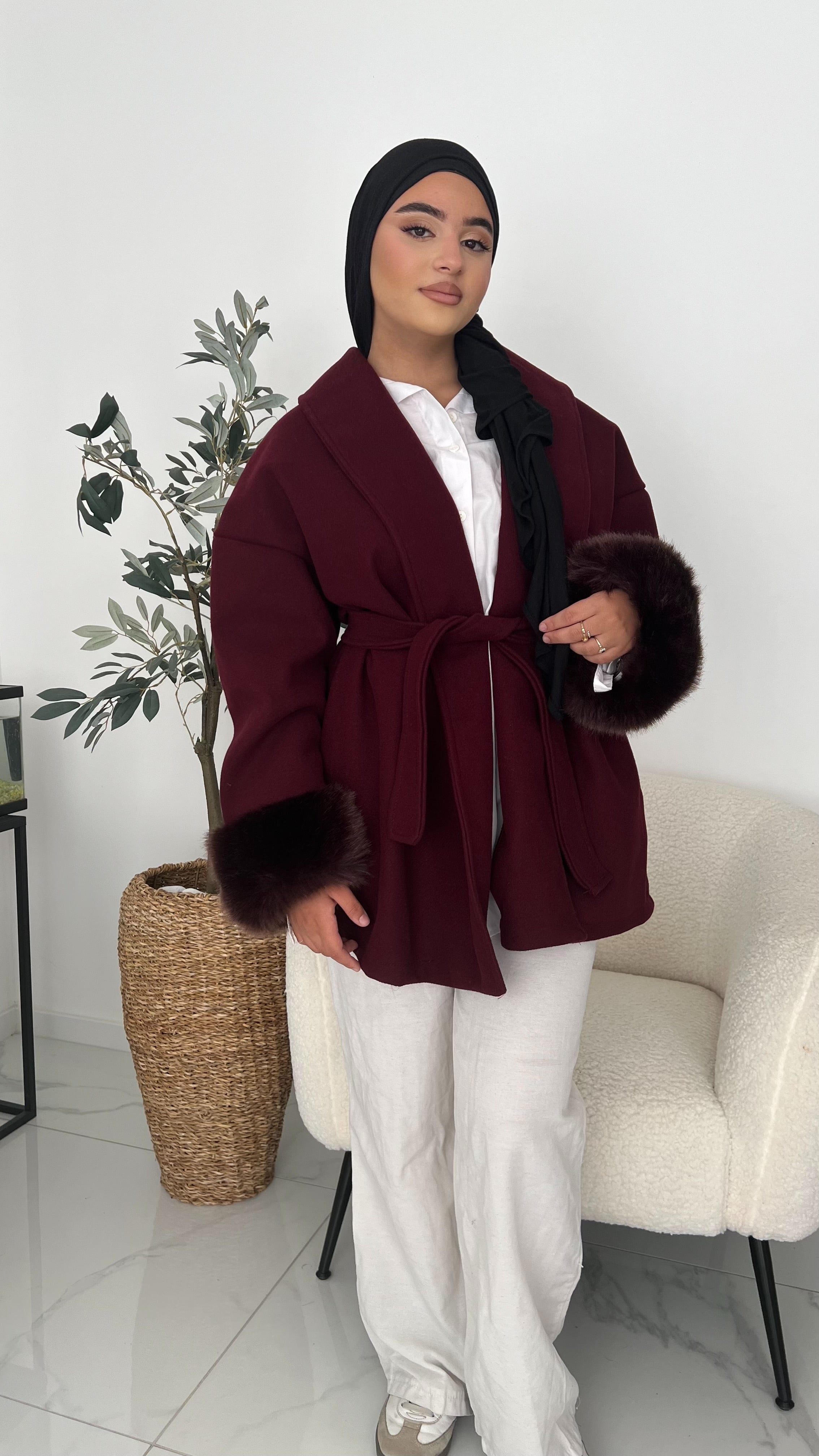 Manteau fourrure classy