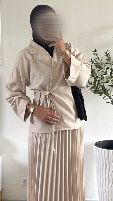 Ensemble Jupe plissé