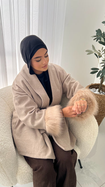 Manteau fourrure classy