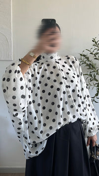 Blouse Cloé à pois