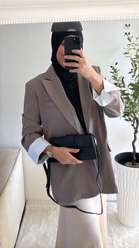 Blazer Over size taupe