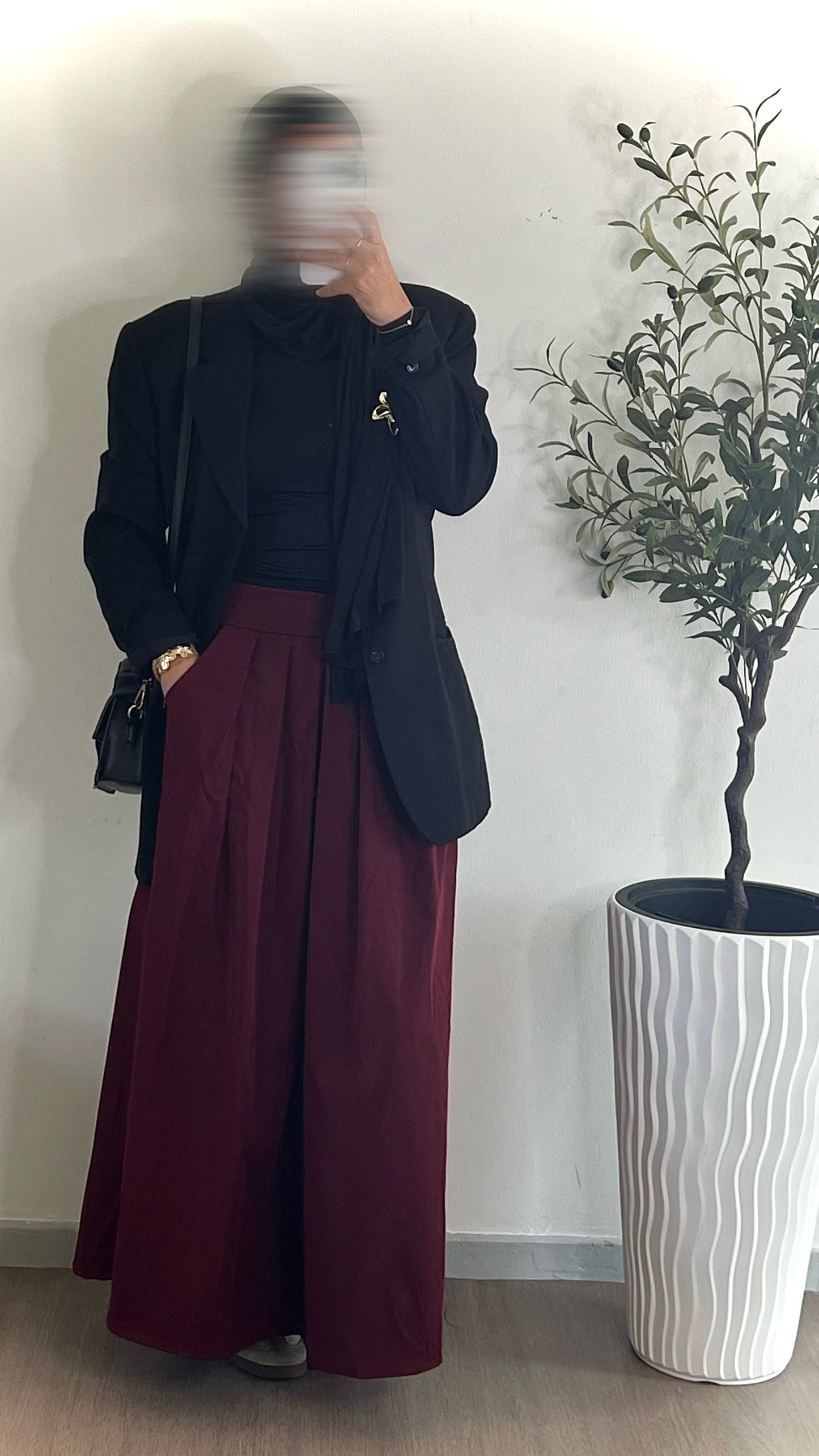 Jupe trapèze élégante