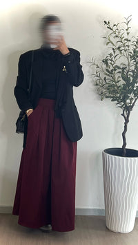 Jupe trapèze élégante