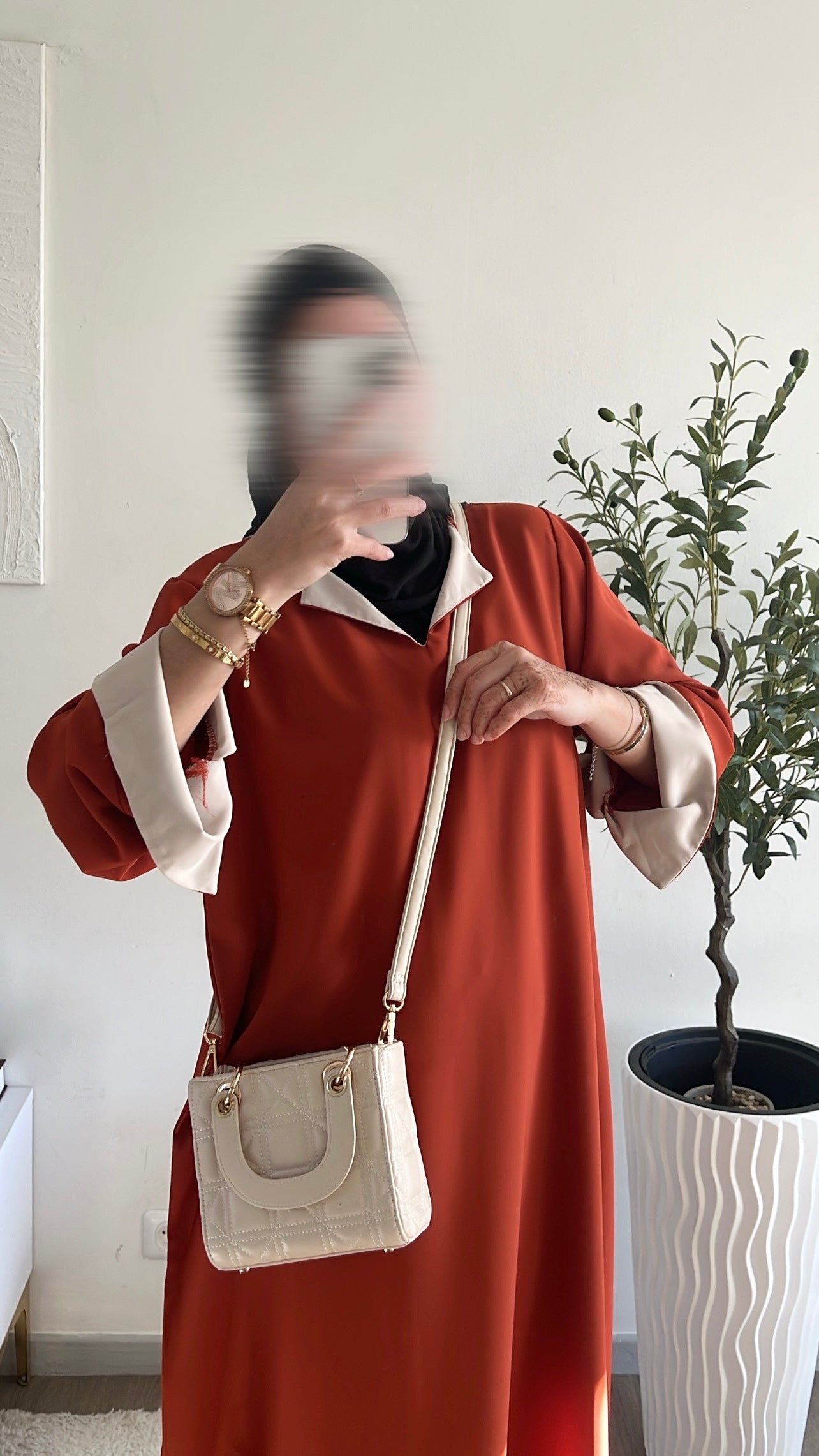 ABAYA BICOLORE