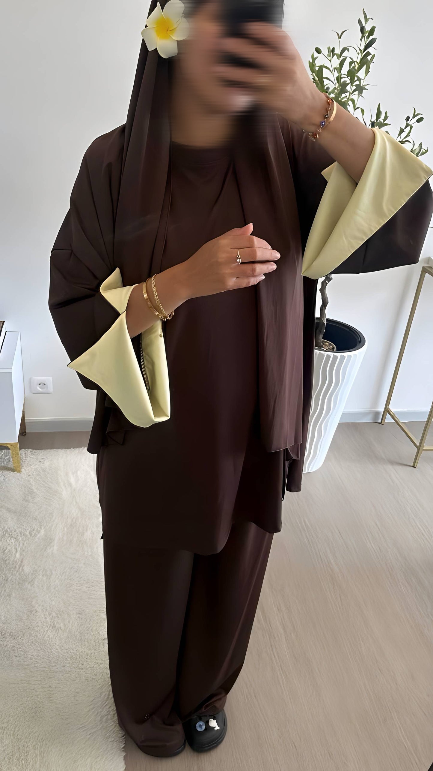 Burkini 3 pièces bicolores