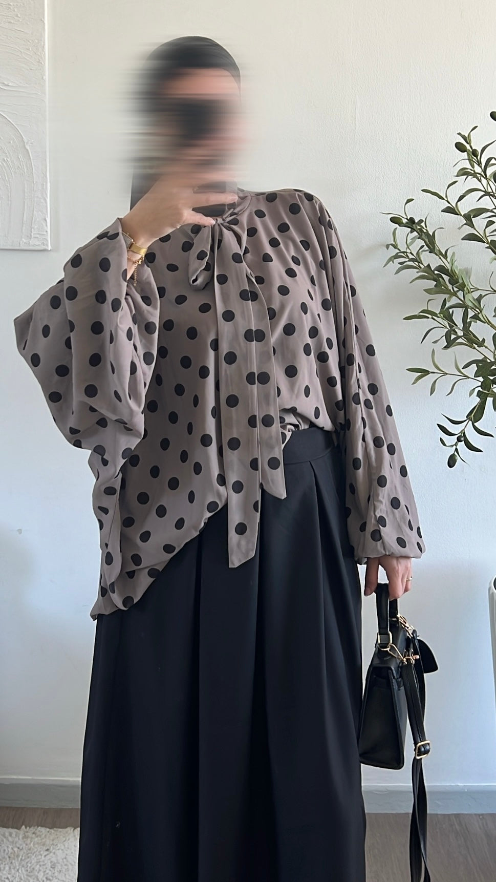 Blouse Cloé à pois
