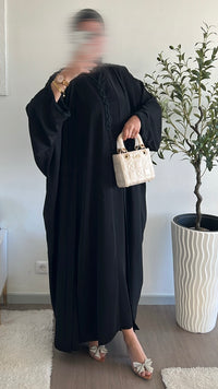 ENSEMBLE KIMONO/SOUS ABAYA PAPILLON