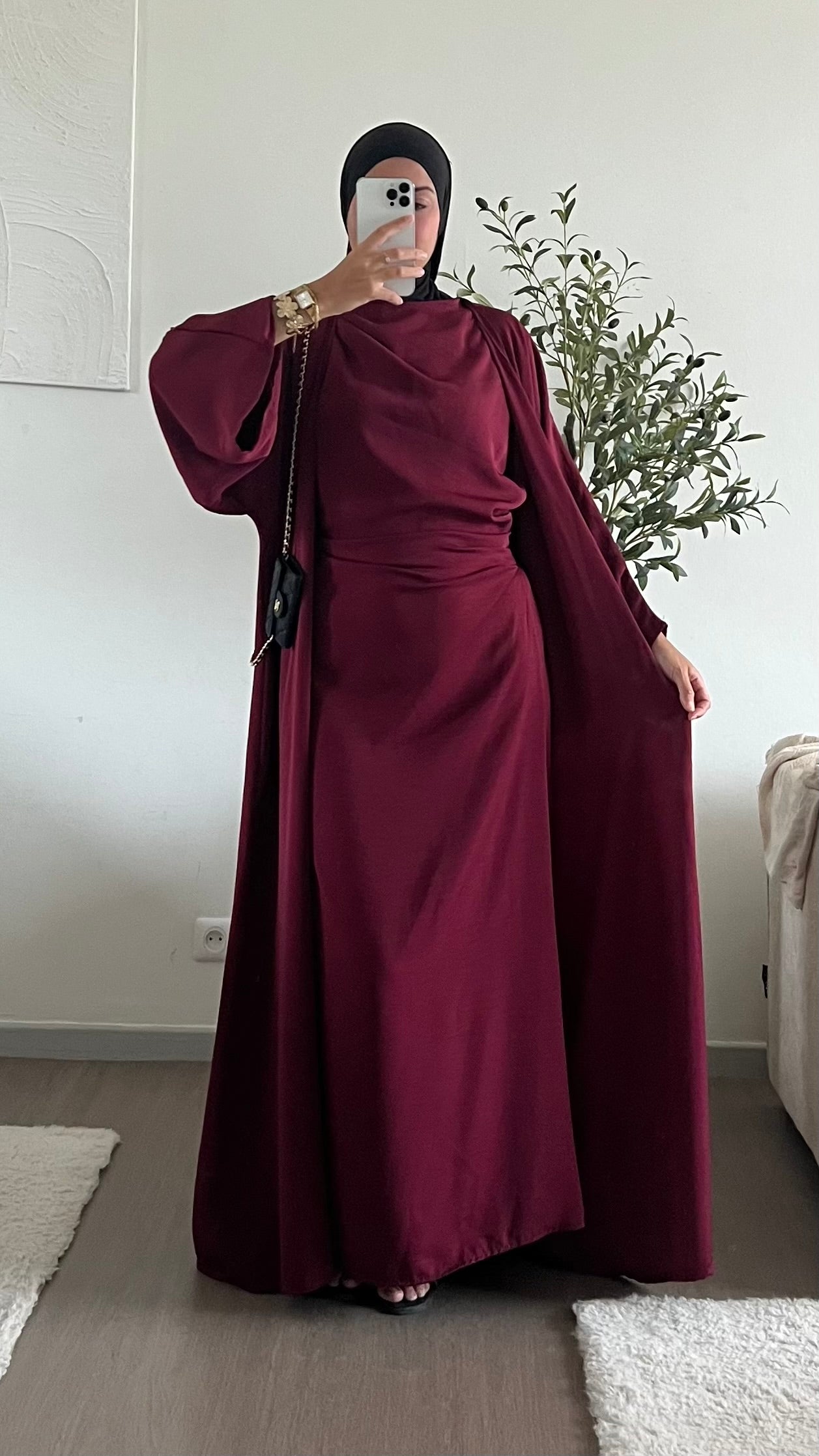 Ensemble Eyna bordeaux