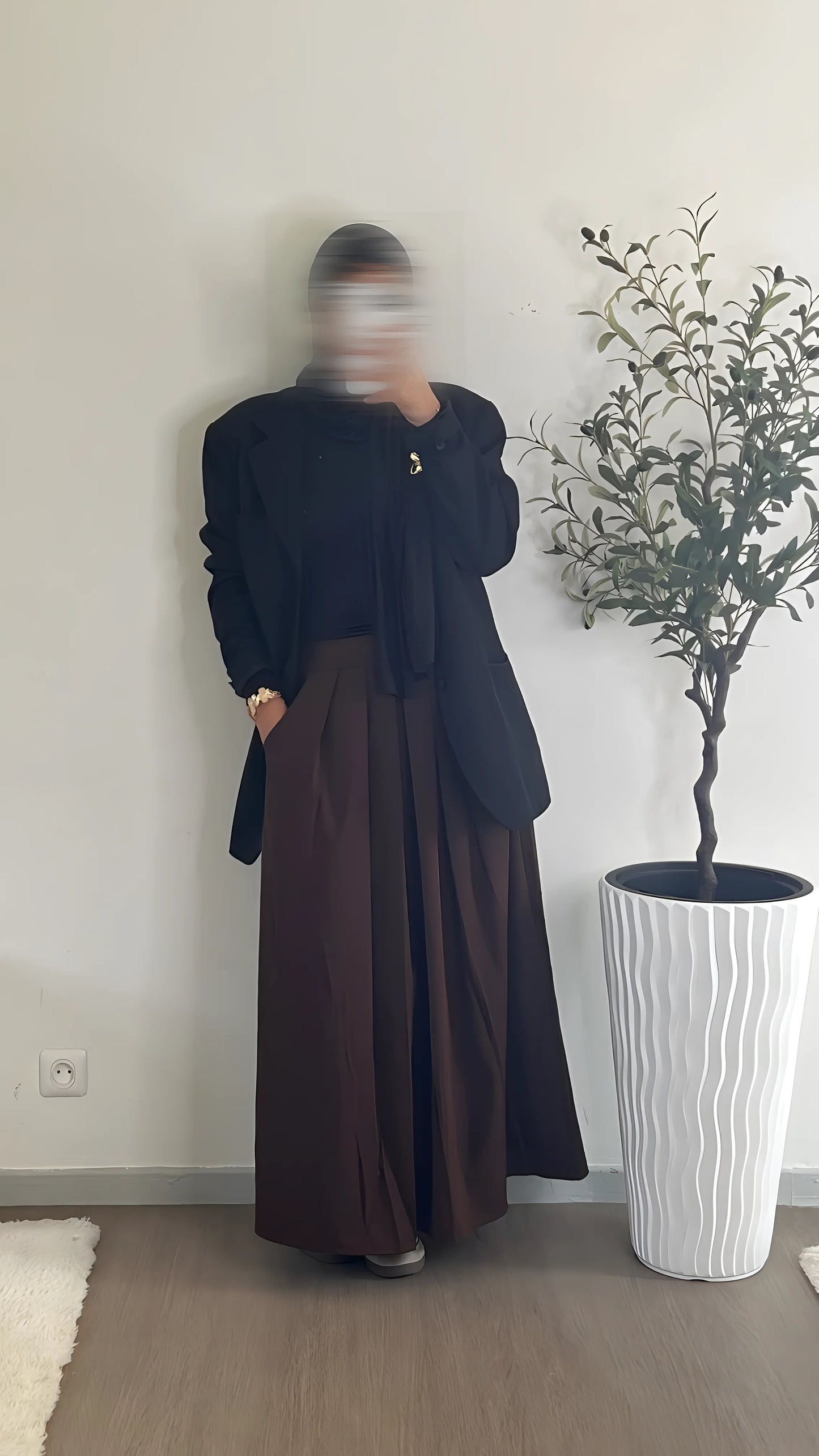 Jupe trapèze élégante