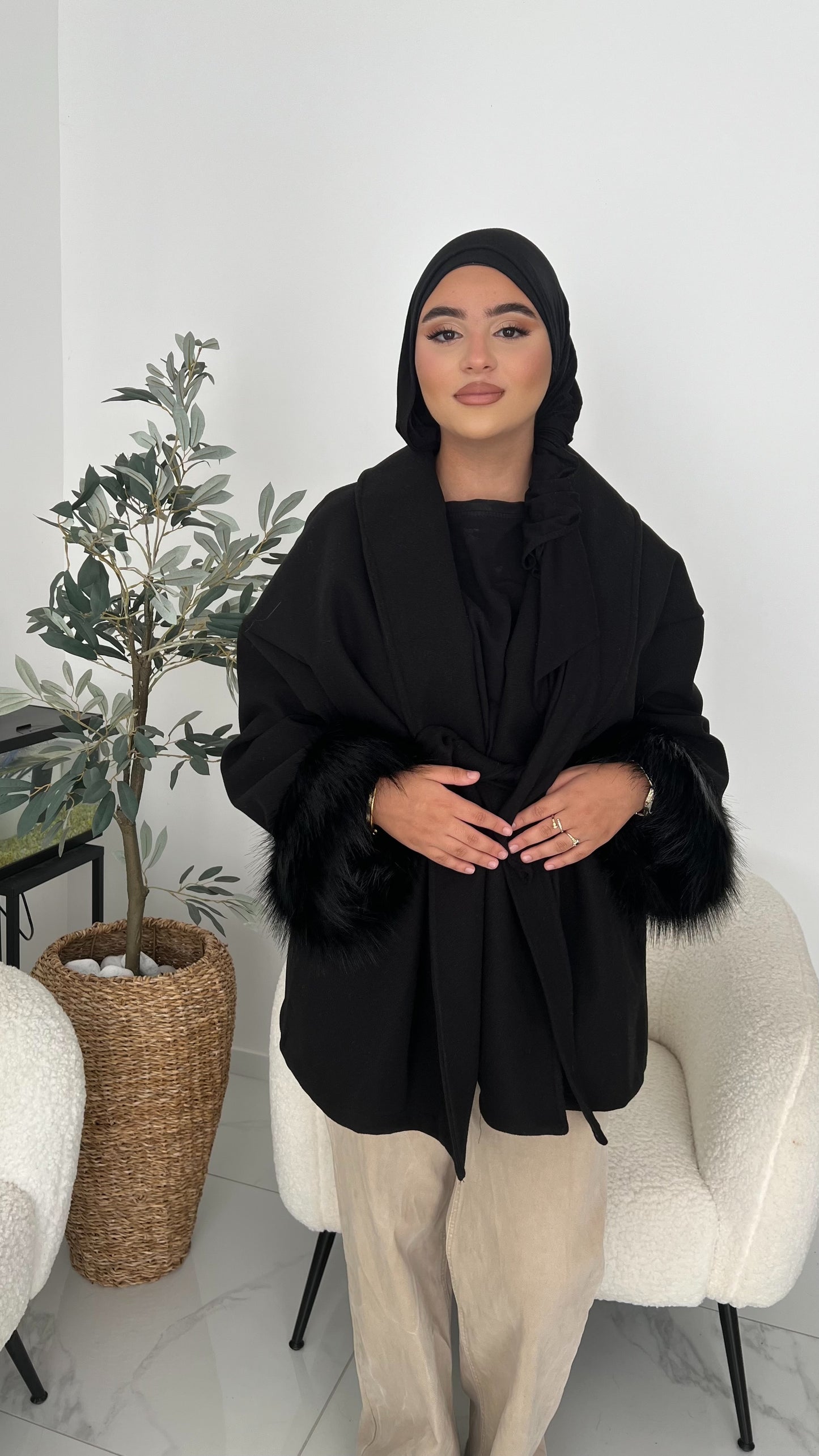 Manteau fourrure classy