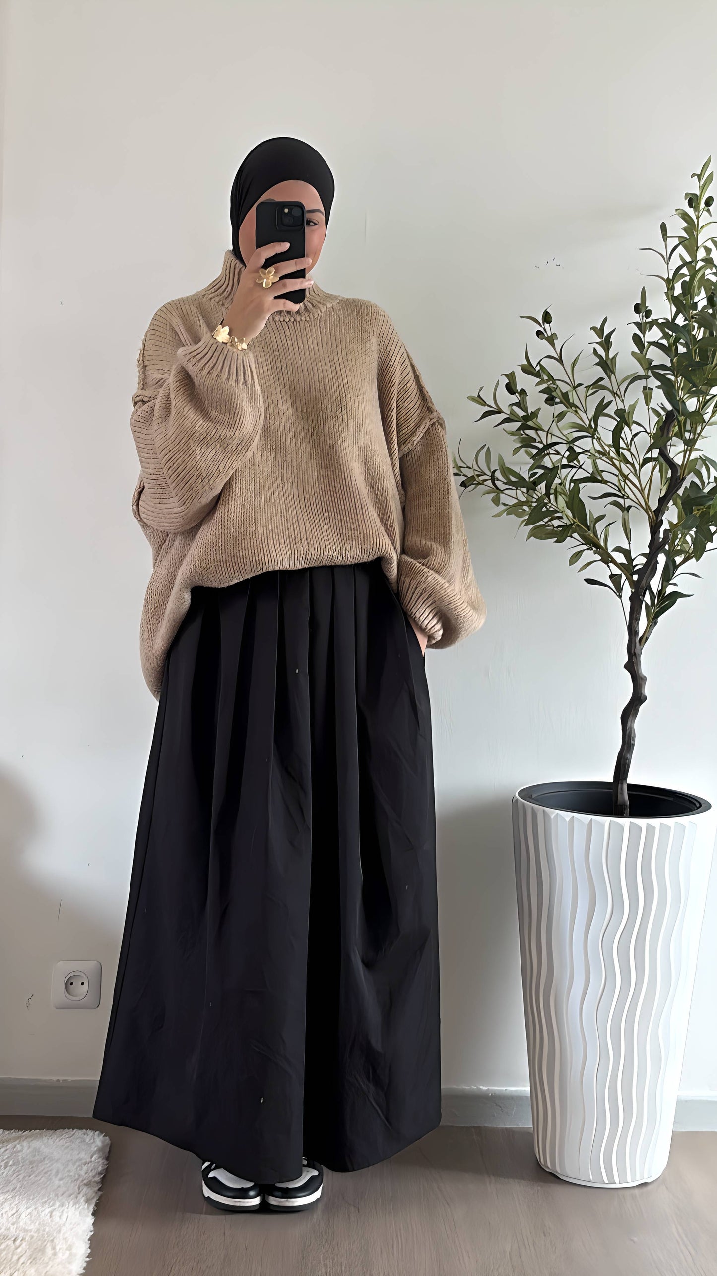 Jupe trapèze élégante