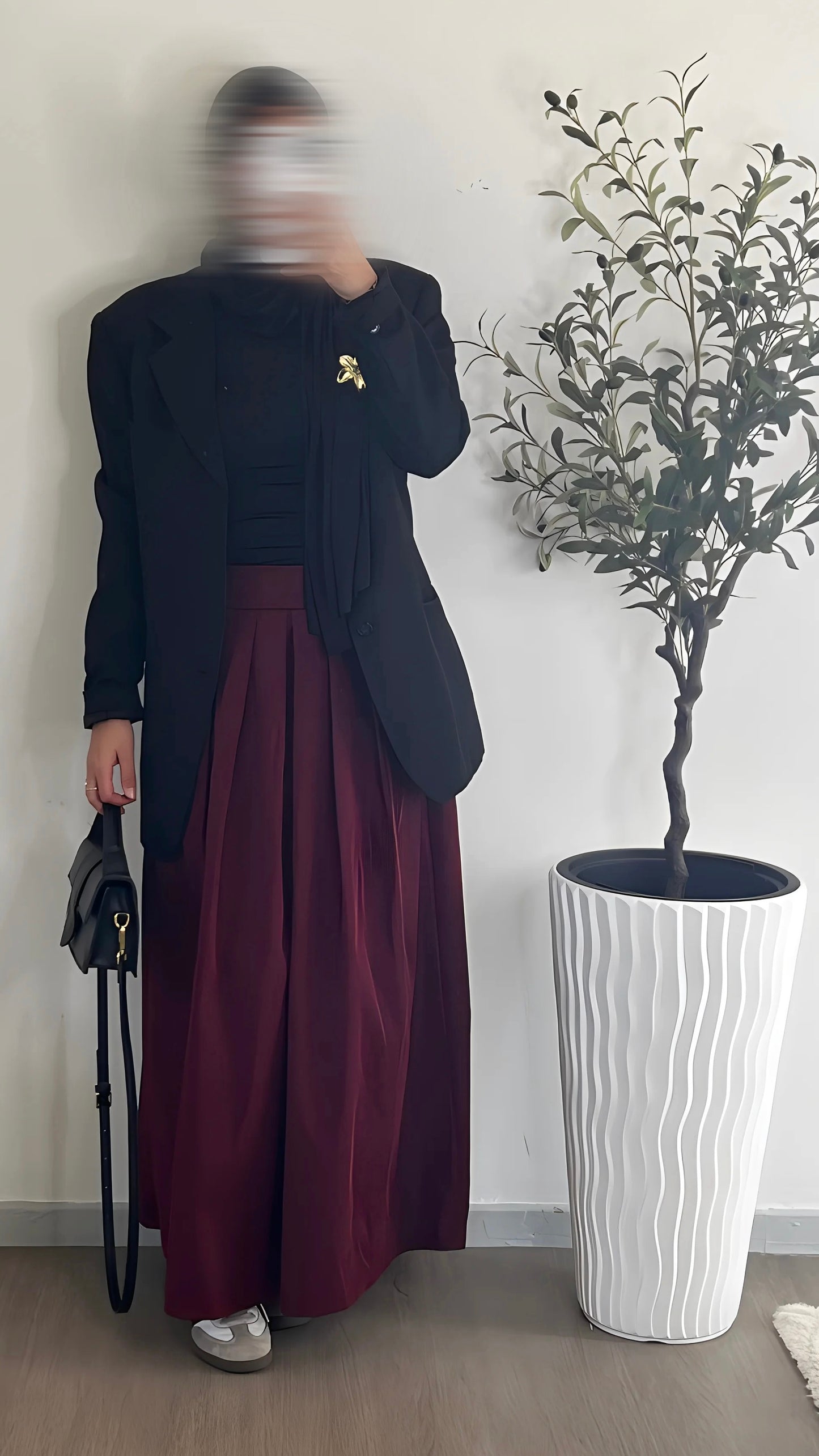 Jupe trapèze élégante