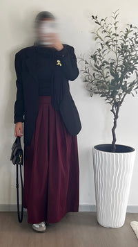 Jupe trapèze élégante