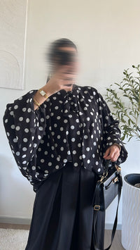 Blouse Cloé à pois