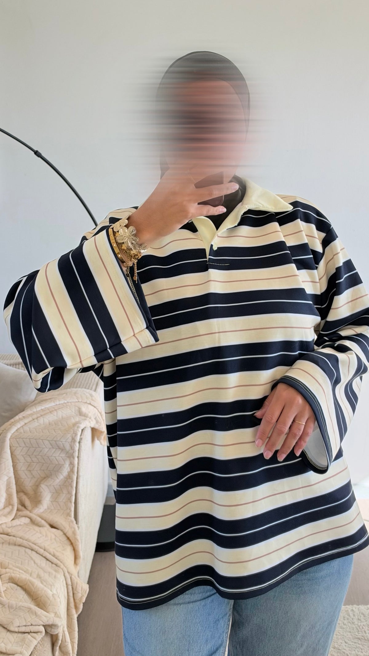 Polo à rayures